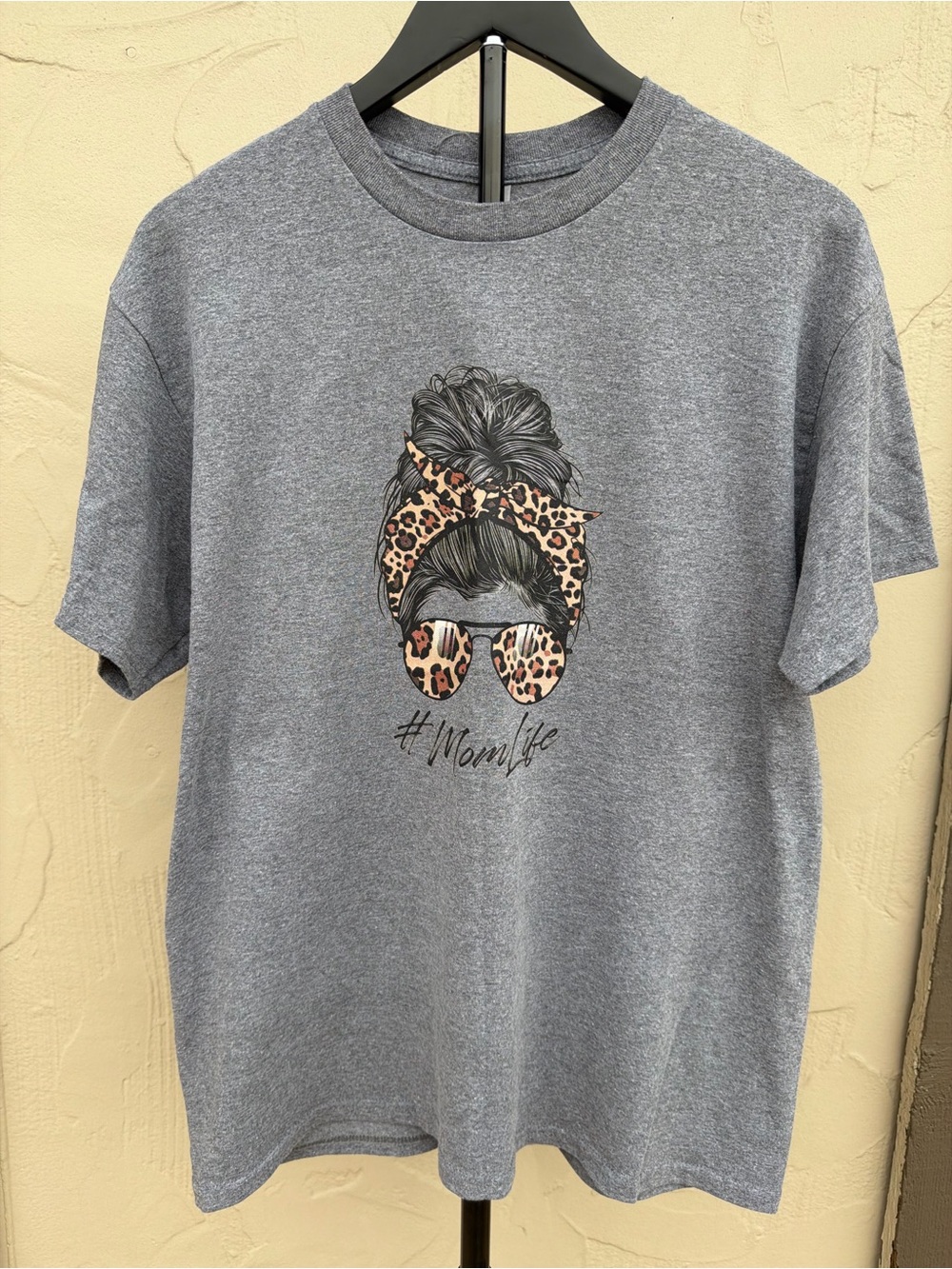 Gildan Gray Mom Life Tee